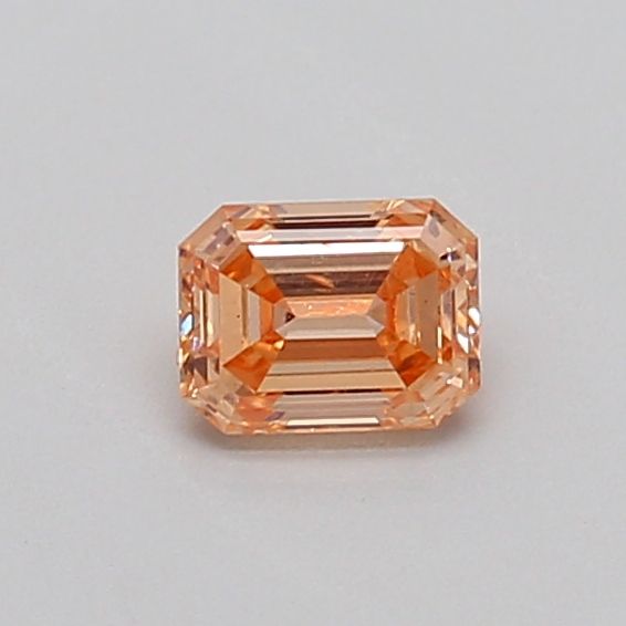 Emerald Fancy Intense Yellowish Orange Lab-grown Diamond 0.32ct SI1 loose diamond