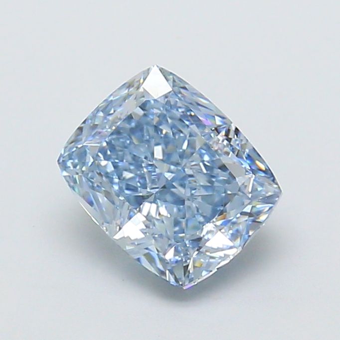 Cushion Fancy Intense Blue Lab-grown Diamond 1.93ct VVS1 loose diamond