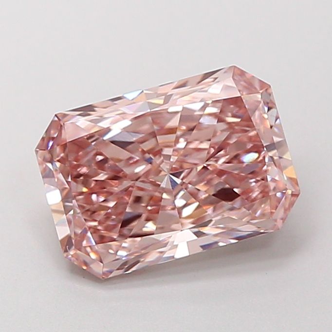 Radiant Fancy Light Pinkish Brown Lab-grown Diamond 2.12ct VVS2 loose diamond