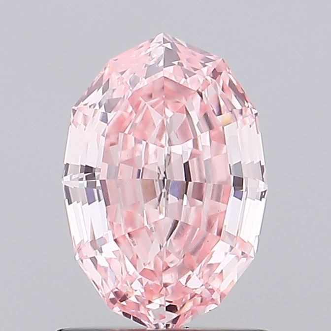 Oval Fancy Intense Pink Lab-grown Diamond 1.15ct VS1 loose diamond