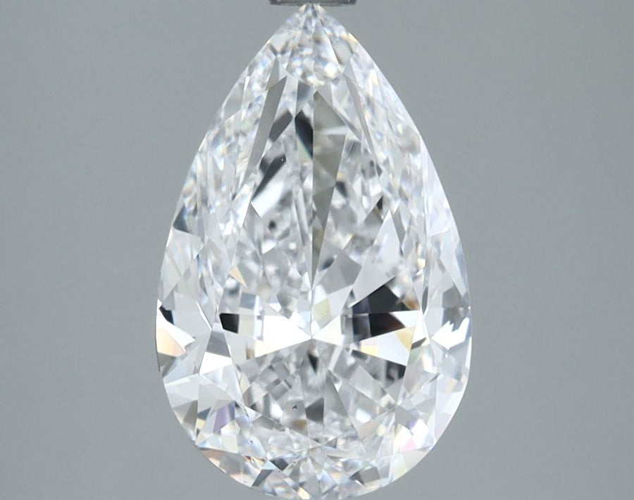Pear Natural Diamond 2.50ct D VS2