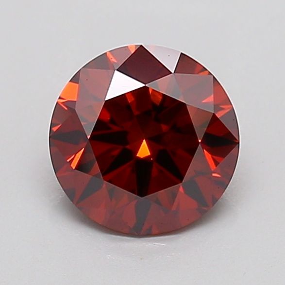 Round Fancy Deep Orange Lab-grown Diamond 1.02ct VS2 loose diamond