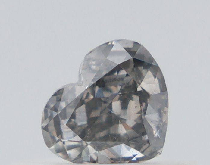 Heart Fancy Gray Natural Diamond 0.3ct SI1 loose diamond
