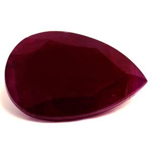 Pear Red Ruby 2.75ct loose gemstone