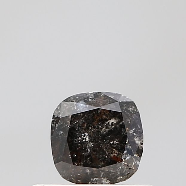 Cushion Salt And Pepper Natural Diamond 0.5ct VS1 loose diamond