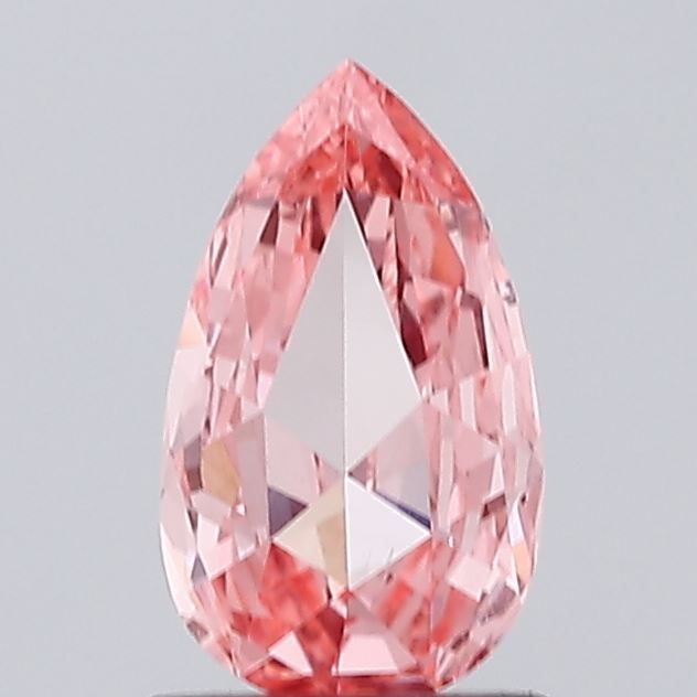Rose Fancy Vivid Pink Lab-grown Diamond 0.76ct VVS2 loose diamond