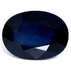 Oval Blue Sapphire 3ct loose gemstone
