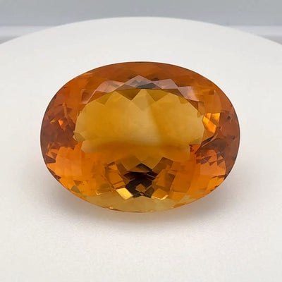Oval Orange Citrine 20.195ct loose gemstone