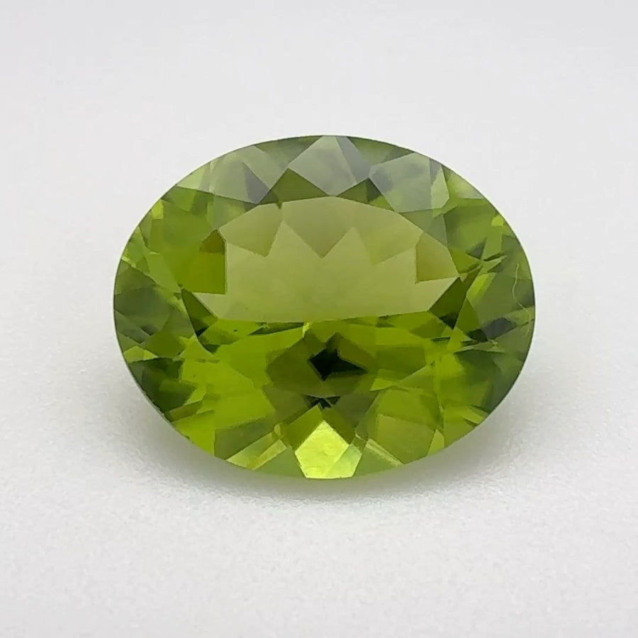 Oval Green Peridot 5.89ct loose gemstone