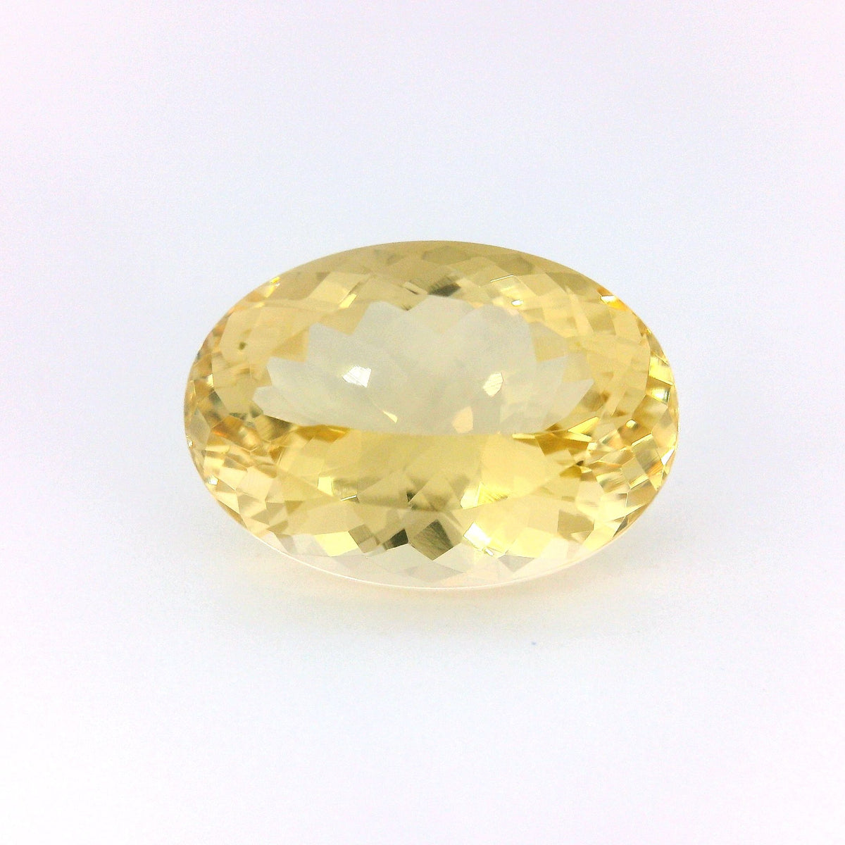 Oval Yellow Heliodor 6.42ct loose gemstone