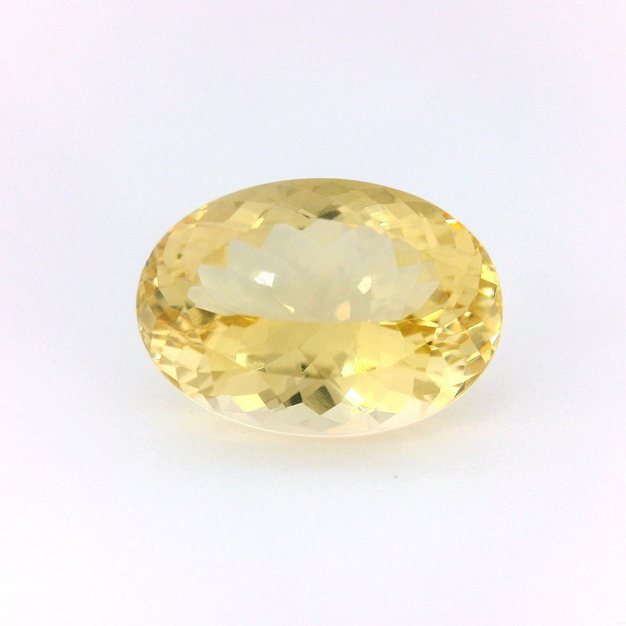 Oval Yellow Heliodor 6.42ct loose gemstone
