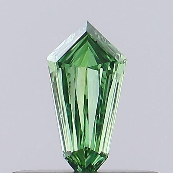 Shield Fancy Vivid Green Lab-grown Diamond 0.19ct VS1 loose diamond