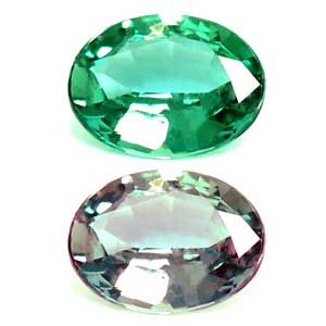 Oval Green Alexandrite 0.17ct loose gemstone