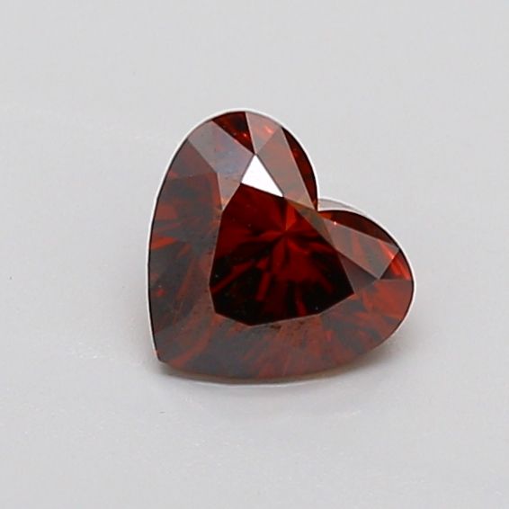 Heart Fancy Deep Orange Lab-grown Diamond 0.98ct VS2 loose diamond