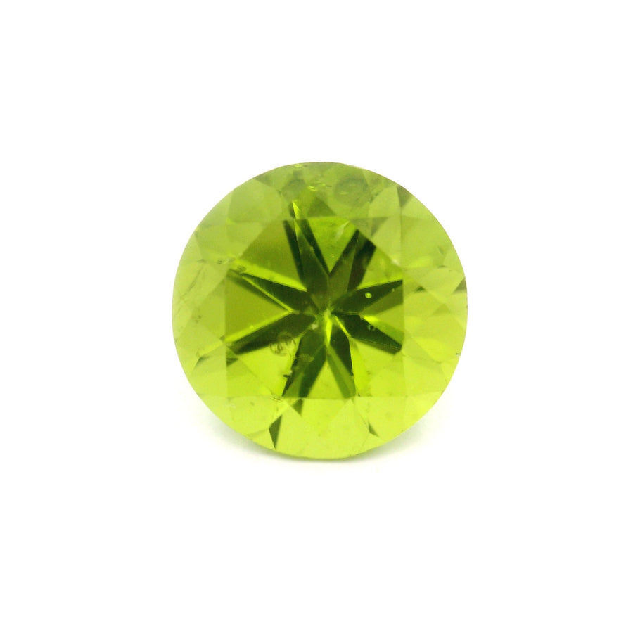 Round Green Peridot 5.93ct loose gemstone