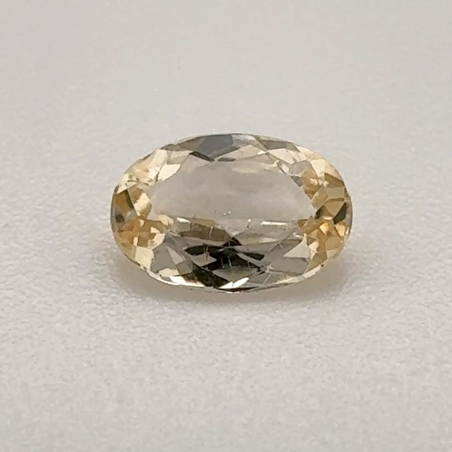 Oval Yellow Topaz 0.54ct loose gemstone