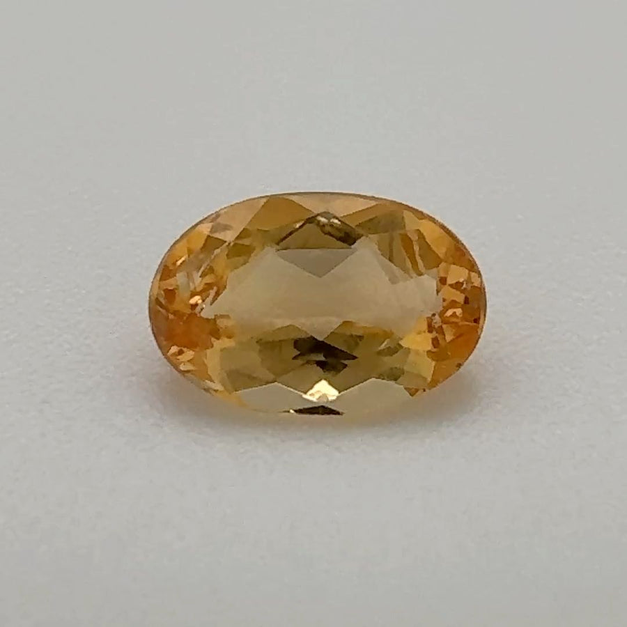 Oval Orange Topaz 0.76ct loose gemstone