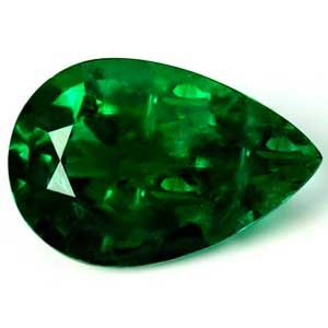 Pear Green Emerald 1.05ct loose gemstone