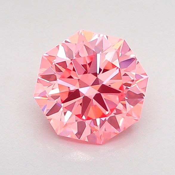 Octagonal Fancy Vivid Pink Lab-grown Diamond 1ct VS1 loose diamond