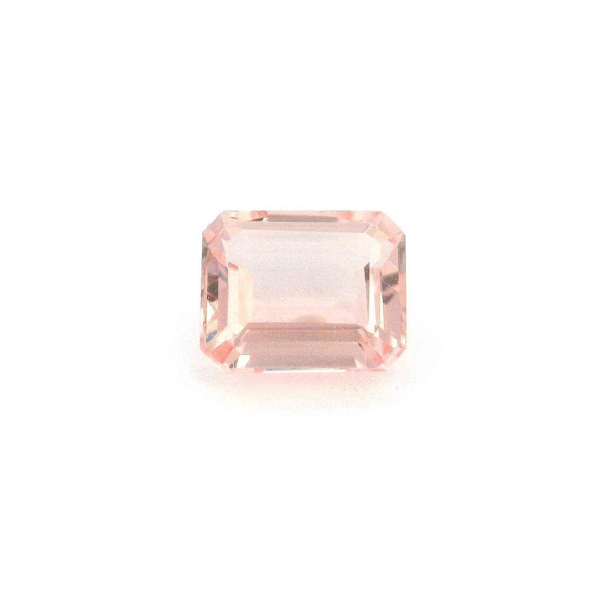 Octagonal Pink Morganite 3.35ct loose gemstone