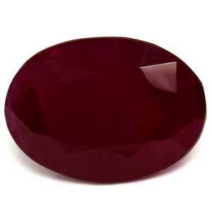 Oval Red Ruby 2ct loose gemstone