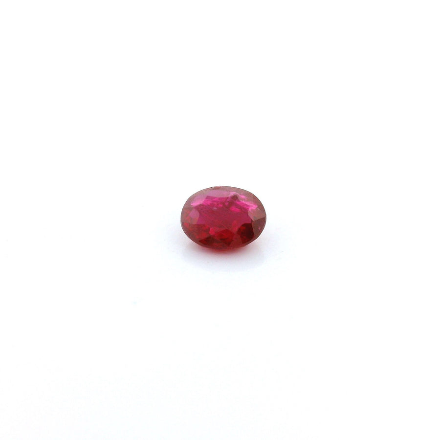 Oval Red Ruby 0.43ct loose gemstone