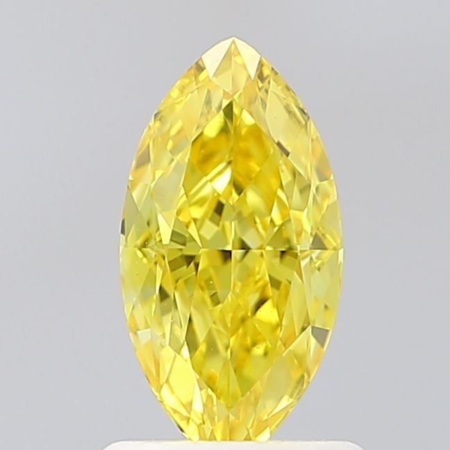 Marquise Fancy Vivid Yellow Lab-grown Diamond 1.04ct VVS1 loose diamond
