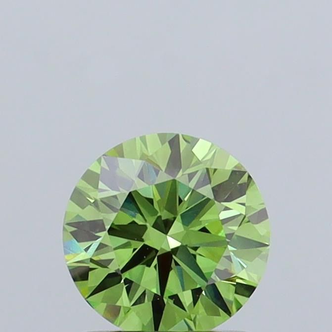 Round Fancy Vivid Green Lab-grown Diamond 1.09ct VS1 loose diamond