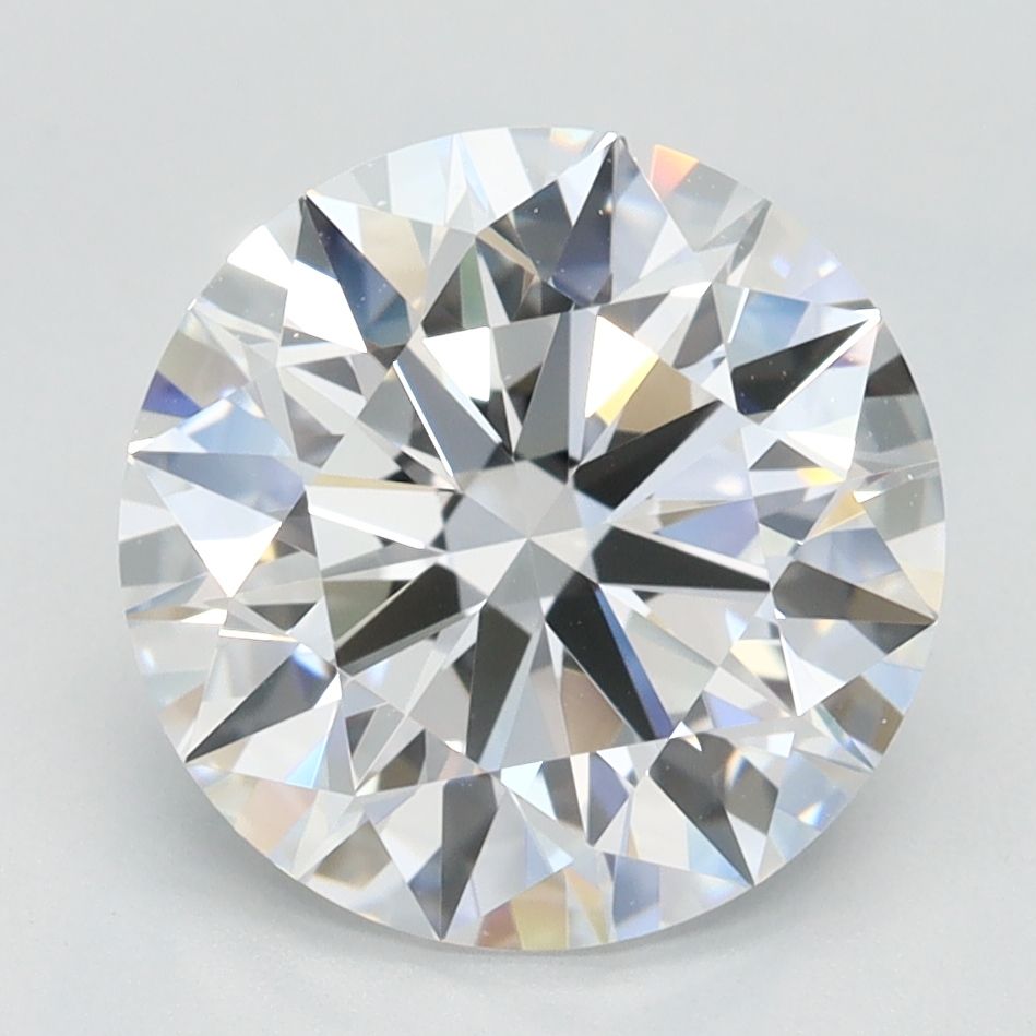 Round Lab-Grown Diamond 2.76ct D IF