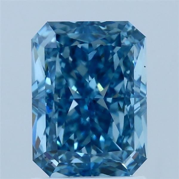 Radiant Fancy Vivid Blue Lab-grown Diamond 2.03ct VS1 loose diamond