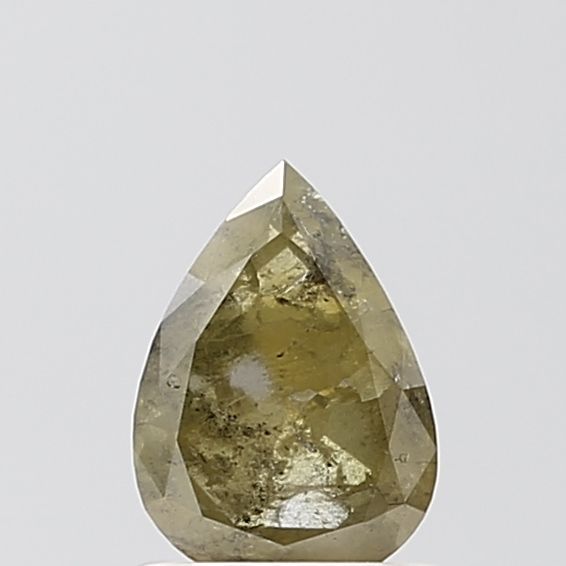 Pear Salt And Pepper Natural Diamond 0.85ct VS2 loose diamond