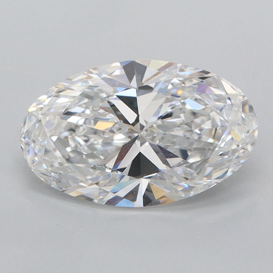 Oval Lab-Grown Diamond 2.22ct D VVS1