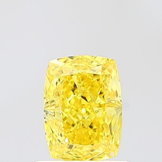 Cushion Fancy Vivid Yellow Lab-grown Diamond 1.09ct VVS2 loose diamond