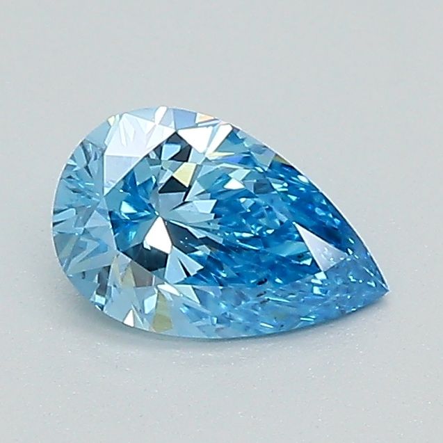 Pear Fancy Vivid Blue Natural Diamond 0.51ct VS1 loose diamond
