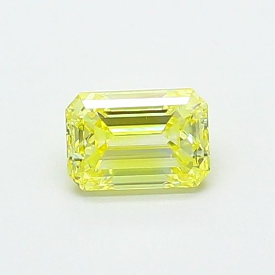 Emerald Fancy Intense Yellow Lab-grown Diamond 0.55ct VS1 loose diamond