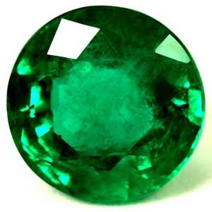 Round Green Emerald 2.9ct loose gemstone