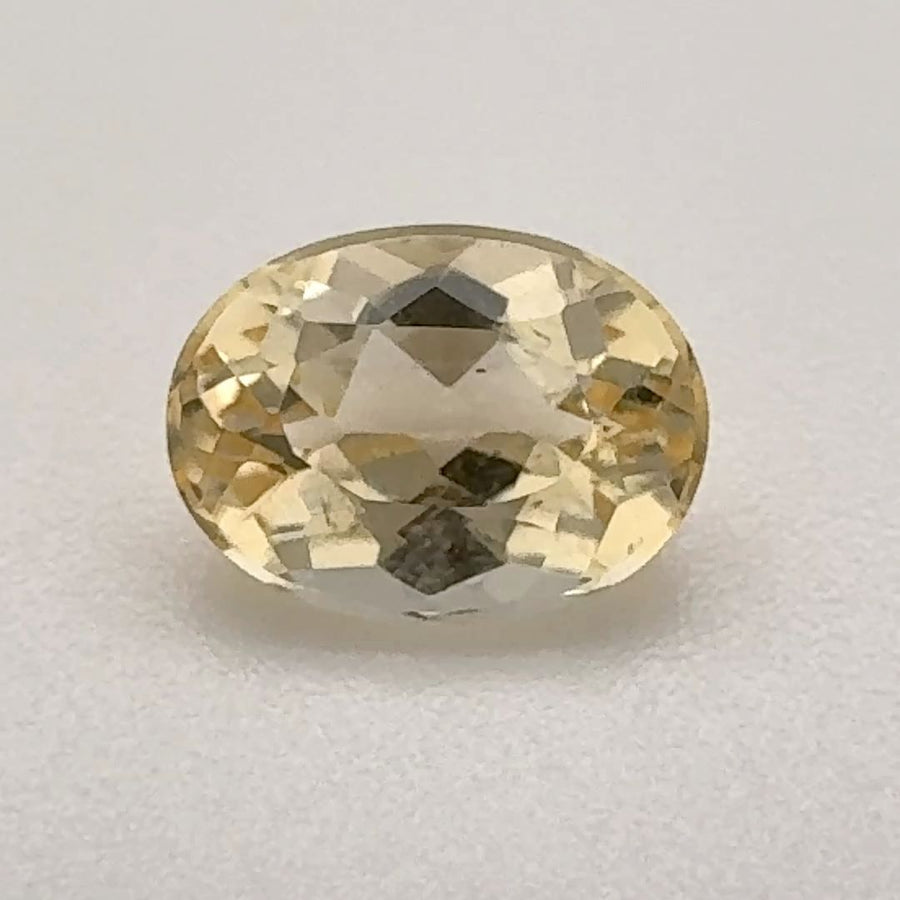 Oval Yellow Topaz 1.13ct loose gemstone