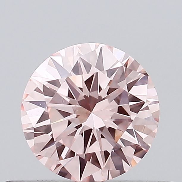Round Fancy Intense Pink Lab-grown Diamond 0.4ct VVS2 loose diamond