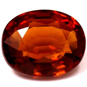 Oval Orange Garnet 7.13ct loose gemstone