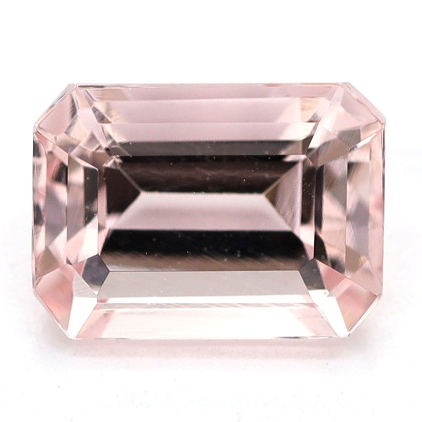 Emerald Pink Morganite 1.15ct loose gemstone