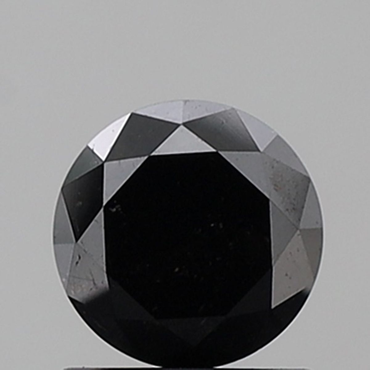 Round Black Natural Diamond 1.25ct VVS2 loose diamond
