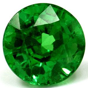 Round Green Garnet 1.23ct loose gemstone