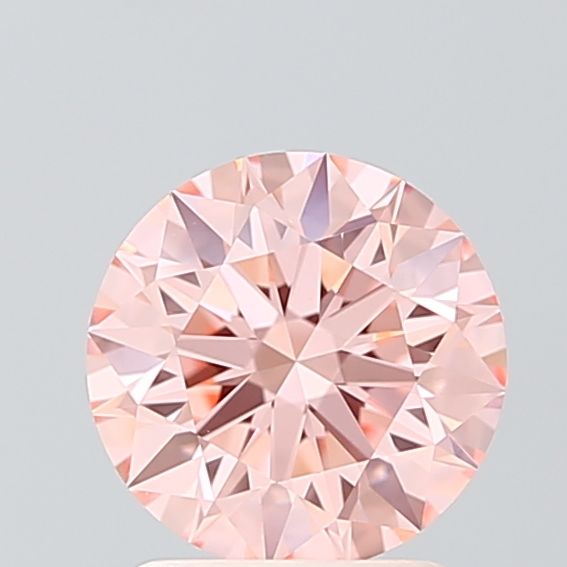 Round Fancy Vivid Pink Lab-grown Diamond 1.55ct VVS2 loose diamond