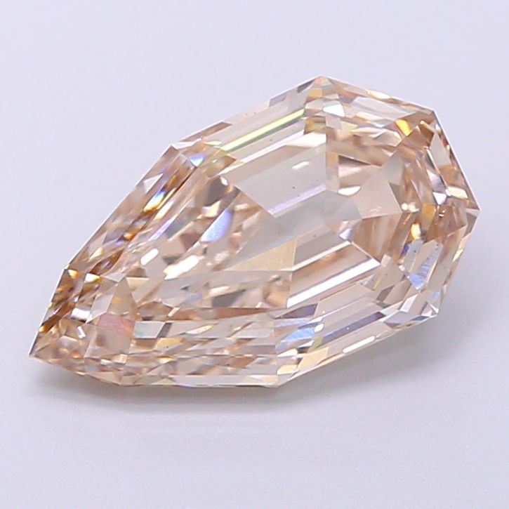 Other Very Light Brown Lab-grown Diamond 2.56ct VVS2 loose diamond