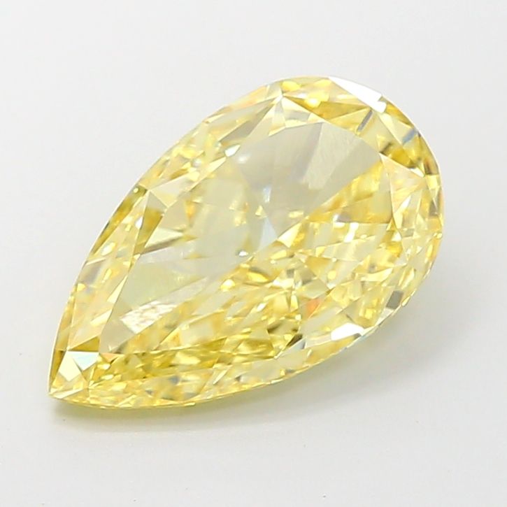Pear Fancy Yellow Lab-grown Diamond 2.55ct VS1 loose diamond