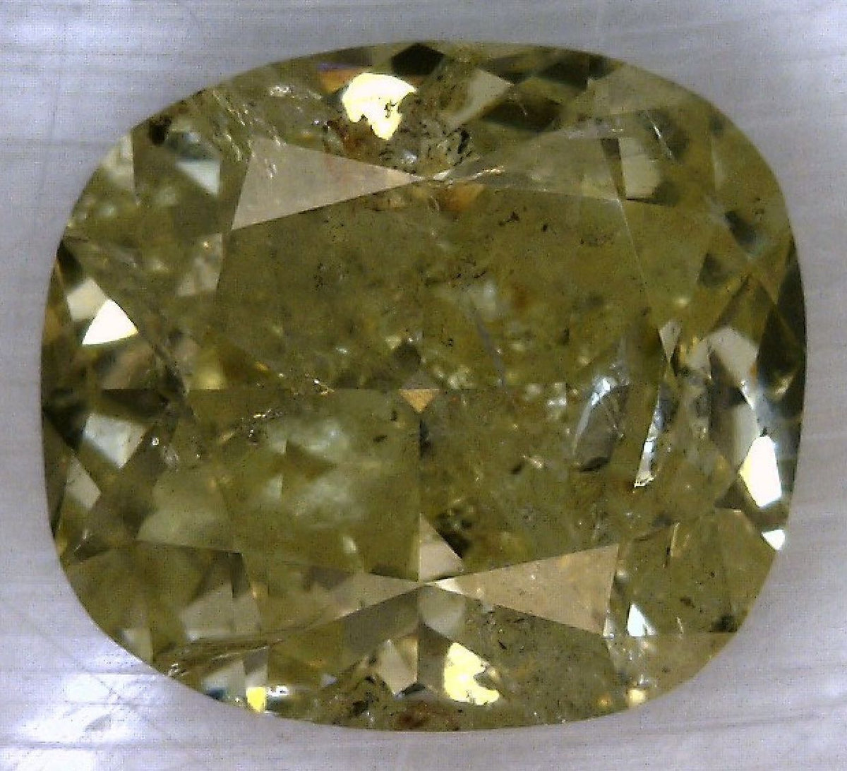 Cushion Fancy Yellow Natural Diamond 1.52ct loose diamond