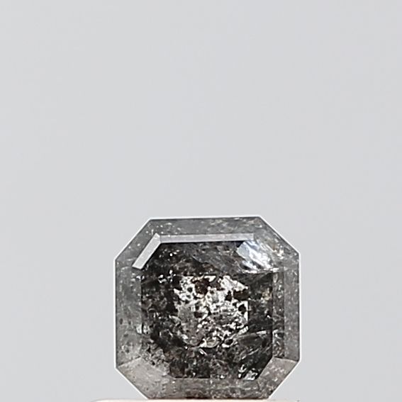 Emerald Salt And Pepper Natural Diamond 0.58ct VVS2 loose diamond