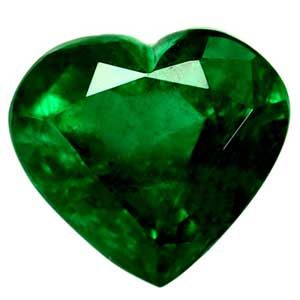 Heart Green Emerald 2.12ct loose gemstone