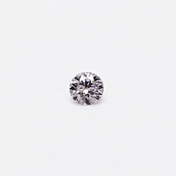 Round Light Pink Natural Diamond 0.09ct loose diamond