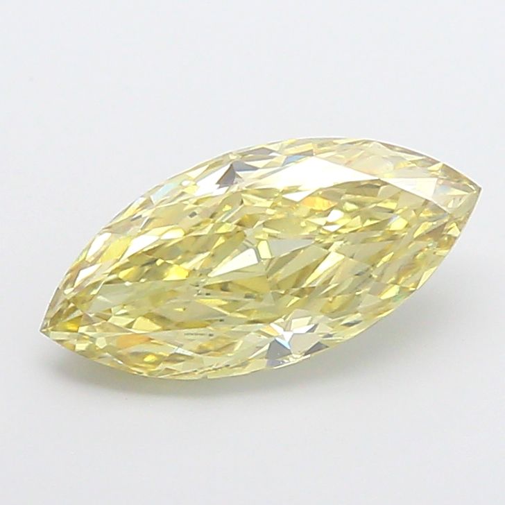 Marquise Fancy Intense Yellow Lab-grown Diamond 3.23ct VS1 loose diamond